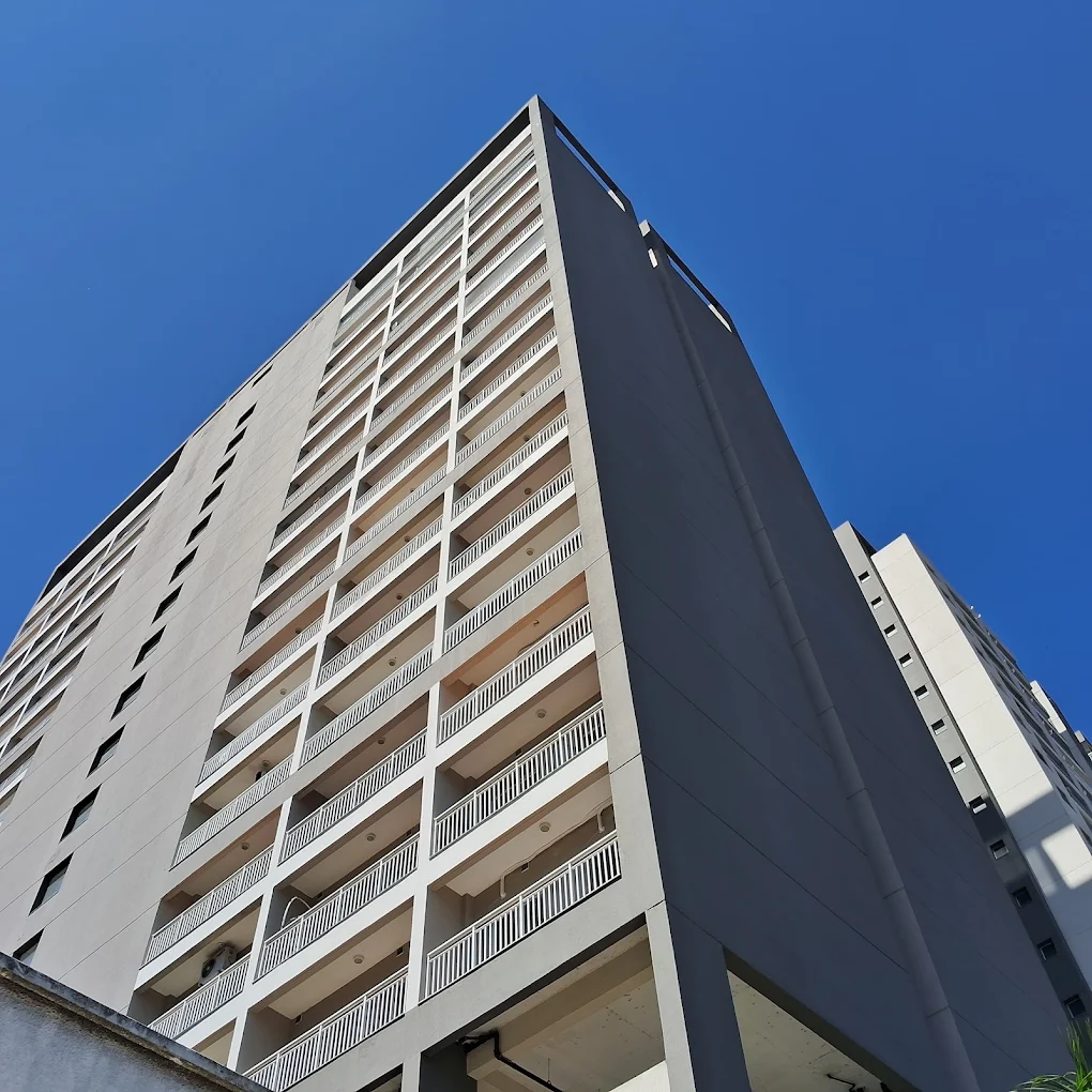 Prédio comercial da Porchat Corretora em Vila Mathias, Santos